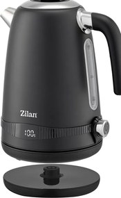 Fierbator electric din Inox Zilan ZLN1001 Negru, digital, 2200 W, 7 niveluri intre 40 - 100 grade celsius