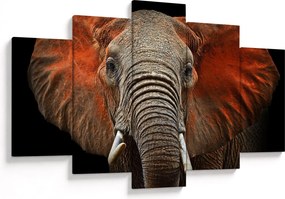 Tablou - Elefanți cu Tsavo (150x105 cm)