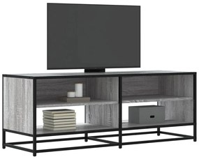 vidaXL Dulap TV, gri sonoma, 120,5x40x46 cm, lemn prelucrat și metal