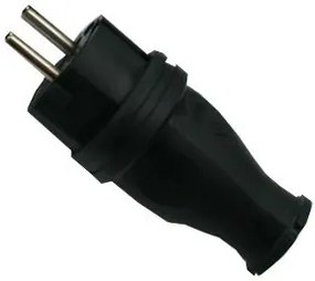 Stecher schuko cu impamantare din cauciuc MF001-86100 COMTEC