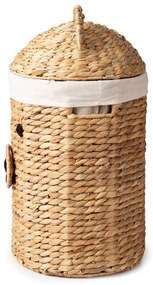 Coș de jucării pentru copii în culoare naturală din zambilă de apă ø 30x56 cm Bear – Compactor