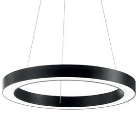 Lustra LED design modern ORACLE D70 ROUND NERO 222110 IDL