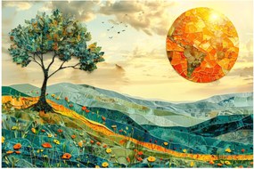 Tablou - Ilustrație peisaj (90x60 cm)