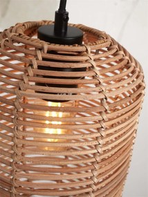 Lustra/Pendul eco din ratan Tanami tube L, nat
