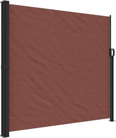 vidaXL Copertina laterală retractabilă, maro, 180x500 cm