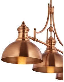 Jupiter 1791 - PT3 - Lustr PLATINO 3xE27/60W/230V cu tijă cupru