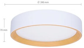 Plafonieră LED dimabilă Brilagi LARIOS LED/48W/230V 3000-6500K ø 39 cm alb + telecomandă