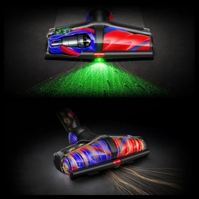 Aspirator vertical Dyson V16 Piston Animal 492963-01, 315AW, 900W, 1.3L, 70 min, CleanCompaktor™, Hyperdymium™, MyDyson™, HEPA, LCD, Negru/Cupru