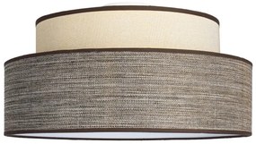 Plafonieră GRACE 1xE27/60W/230V crem/maro