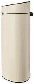 Cos pentru gunoi Brabantia Touch Bin New 1005543, 40 L, Deschidere lina si silentioasa, Deschidere mare, Bej