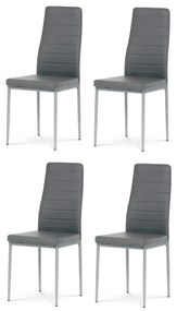 Set de scaune de sufragerie DCL-377 GREY, 4 buc.