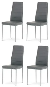 Set de scaune de sufragerie DCL-377 GREY, 4 buc.