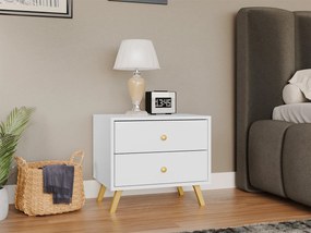 Noptieră Astradon (Alb + auriu) . Promo -16%. 1104500
