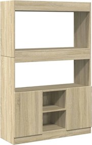 vidaXL Dulap înalt, stejar sonoma, 92x33x140 cm, lemn prelucrat