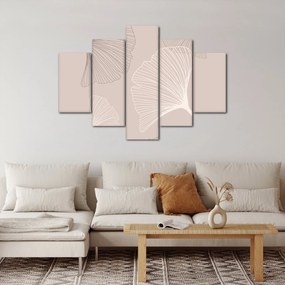 Tablou - Frunze bej N⁰6 (150x105 cm)