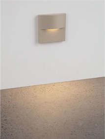 Spot aplicat perete exterior LED 3000K IP65 FLAC sand