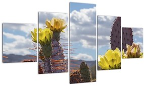 Tablou cu floarea de cactus Opunție (125x70 cm), în 40 de alte dimensiuni noi
