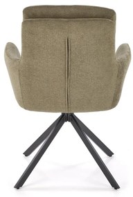 Scaun rotativ K536 stofa olive