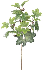 Ramură decorativă de toamnă, arțar, 62 cm