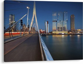 Tablou - Amurg în Rotterdam, Olanda (70x50 cm)