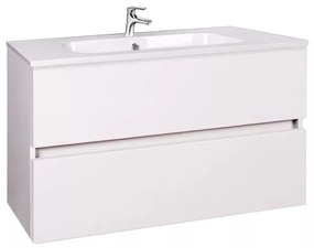Unitate de toaletă cu 2 sertare Elois White 80