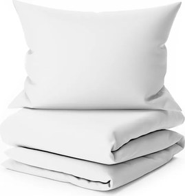 Lenjerie de pat din bumbac DENYX alb Dimensiune lenjerie de pat: 70 x 90 cm | 140 x 200 cm