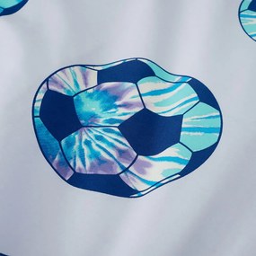 Lenjerie de pat pentru copii pentru pat de o persoană 135x200 cm Tie Dye Football – Catherine Lansfield