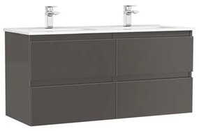 MOBILIER DAILY 120X46X56.5 ANTRACIT LUCIOS, 4 SERTARE,CU LAVOAR Antracit lucios