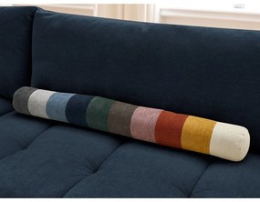 Colțar albastru închis extensibil/cu spațiu de depozitare (cu colț pe partea stângă/în formă de ”L”) Fuji – Bobochic Paris