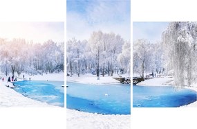 Tablou - Lac de gheață (90x60 cm)