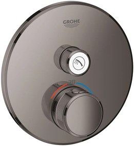 Grohe Grohtherm SmartControl baterie de duș ascuns cu termostat Hard Graphite 29118A00