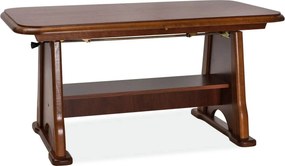 Masuta BEATA, nuc, PAL/lemn, 130/170x67x60/77 cm