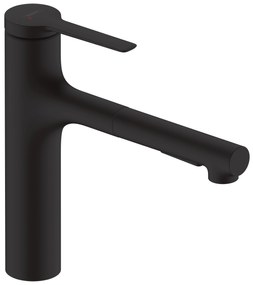 Hansgrohe Zesis M33 baterie bucătărie pe picior negru 74804670