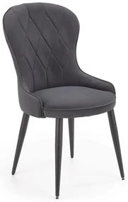 Scaun de bucaterie Rilla, gri/negru