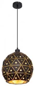 Pendul modern cristal 1 bec E27 Jodie 54029H Globo