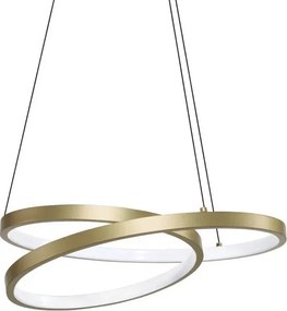 Ideal Lux - Lustra LED suspendată pe cablu OZ LED/38W/230V, Ø 40 cm, CRI 90, auriu