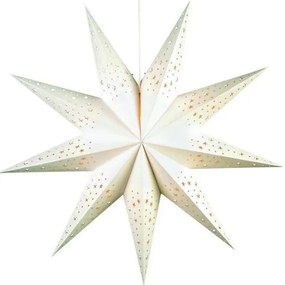 Decorațiune luminoasă albă ø 75 cm cu model de Crăciun Solvalla – Markslöjd