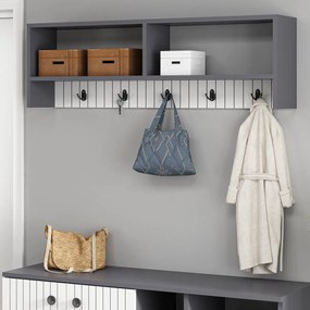 Cuier de perete Sarandon Anthracite White