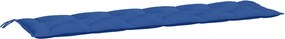 vidaXL Pernă de bancă de grădină, albastru, 200x50x7 cm, textil oxford