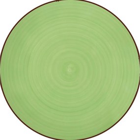 Lamart LT9085 farfurie mică din ceramică Happy,diametru 26,8 cm, verde