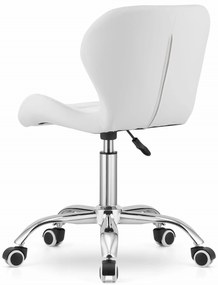 OFERTA Scaun de birou alb AVOLA din piele ecologica II. clasa