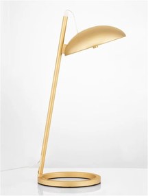 Veioza, lampa de masa LED Flute auriu