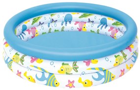 Piscina gonflabila Bestway Ocean Life 110 litri 102 x 25 cm