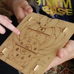 Puzzle mecanic 3D din lemn Pyramid EscapeWelt