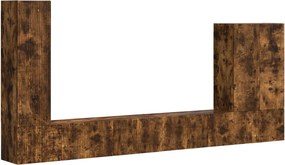 vidaXL Set Dulap pentru Televizor Montat pe Perete Pe perete 6 pcs