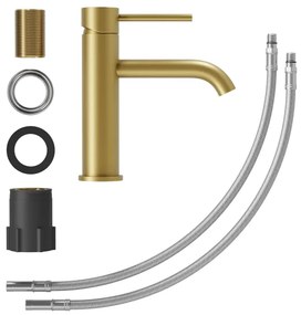 Baterie de lavoar BATH DELUXE 28-018-01-70-02 SOVANG 18,3 cm alamă periată