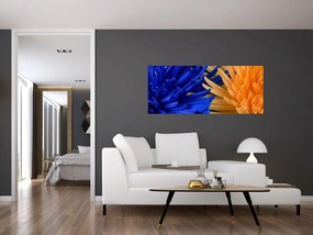 Tablou detailat cu flori (120x50 cm)