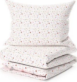 Lenjerie de pat din crepon pentru patut Renforce LOVITA roz Dimensiune lenjerie de pat: 45 x 65 cm | 90 x 140 cm