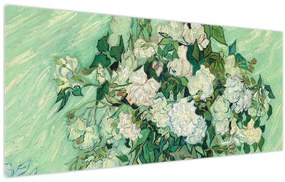 Tablou - Vincent van Gogh, Roses, reproducere (120x50 cm)