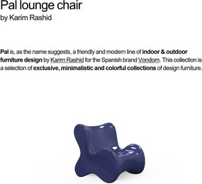 Fotoliu design modern exterior/interior PAL 51001 Vondom